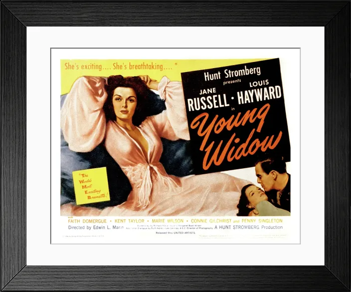 Framed Print : YOUNG WIDOW, Jane Russell, 1946 Framed Print : YOUNG WIDOW, Jane Russell, 1946