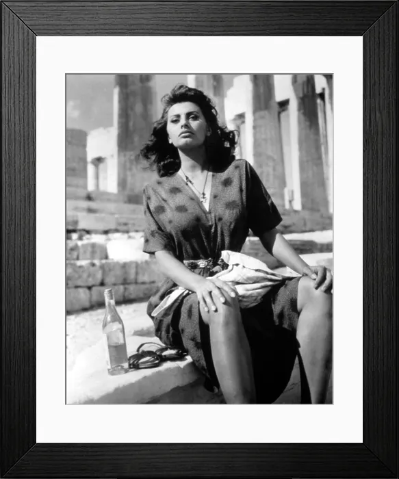 Framed Print : BOY ON A DOLPHIN, Sophia Loren, 1957, TM and Copyright (c) 20th Century-Fox Film Corp. All Rights Reserved Framed Print : BOY ON A DOLPHIN, Sophia Loren, 1957, TM and Copyright (c) 20th Century-Fox Film Corp. All Rights Reserved