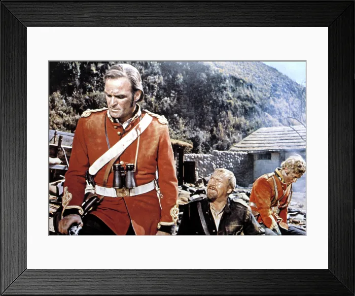 Framed Print : ZULU, Stanley Baker, Michael Caine, 1964