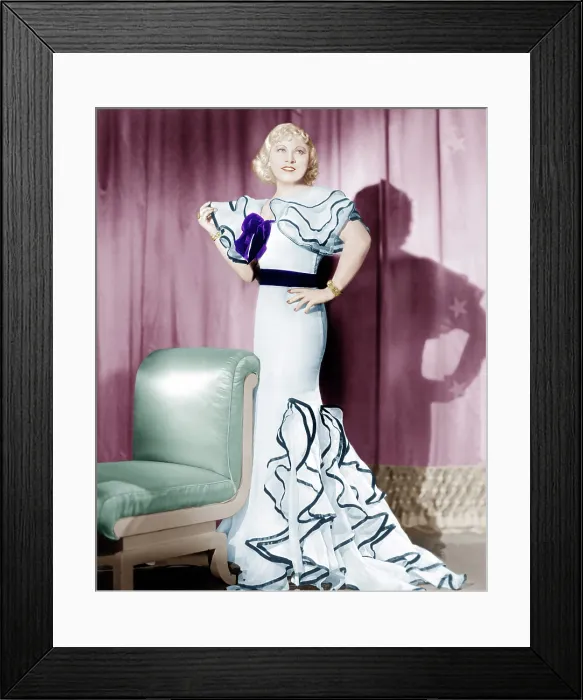Framed Print : Mae West, ca. 1935 Framed Print : Mae West, ca. 1935