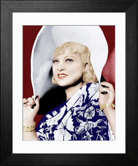 Framed Print : Mae West, ca. 1933 Framed Print : Mae West, ca. 1933
