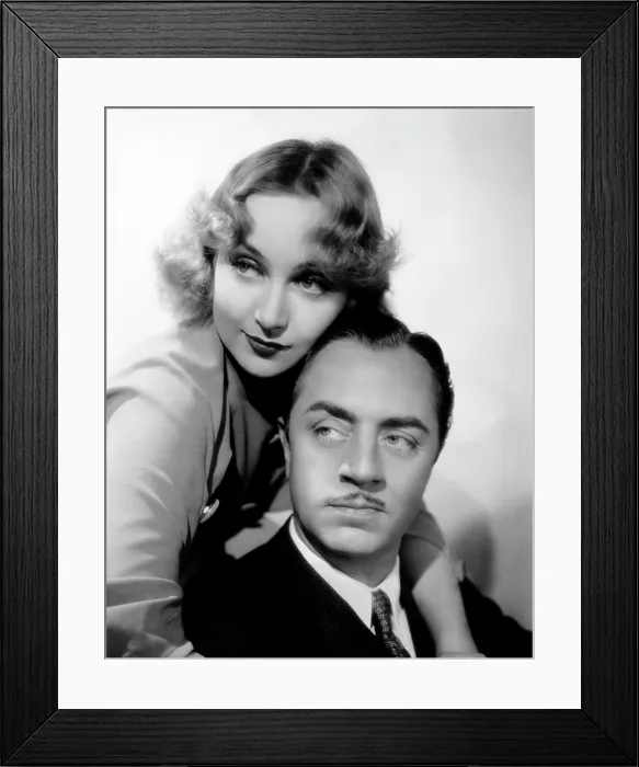 Framed Print : MY MAN GODFREY, Carole Lombard, William Powell, 1936