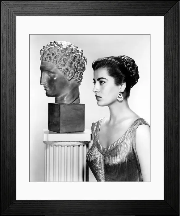 Framed Print : Irene Papas, MGM Publicity for TRIBUTE TO A BAD MAN, 1956