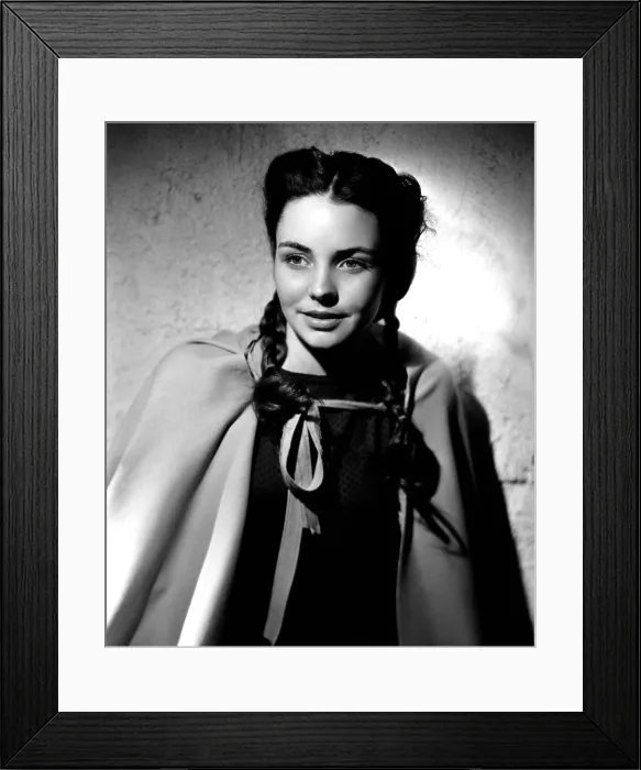 Framed Print : Jennifer Jones in costume for THE SONG OF BERNADETTE, 1943. TM and Copyright 20th Century Fox Film Corp. All rights reserved. Courtesy: Everett Collection Framed Print : Jennifer Jones in costume for THE SONG OF BERNADETTE, 1943. TM and Copyright 20th Century Fox Film Corp. All rights reserved. Courtesy: Everett Collection