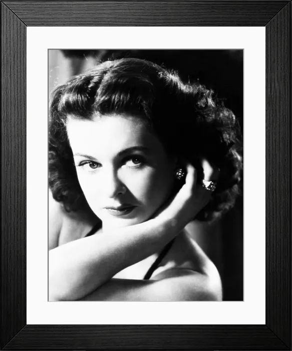 Framed Print : THE WOMAN ON THE BEACH, Joan Bennett, 1947