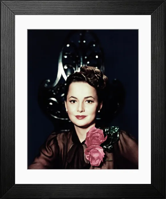 Framed Print : Olivia de Havilland, ca. mid-1940s Framed Print : Olivia de Havilland, ca. mid-1940s