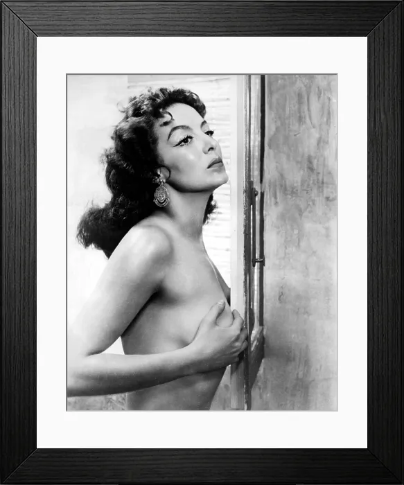 Framed Print : MARIA FELIX, in the film, 'Heroes and Sinners, ' 1955 Framed Print : MARIA FELIX, in the film, 'Heroes and Sinners, ' 1955