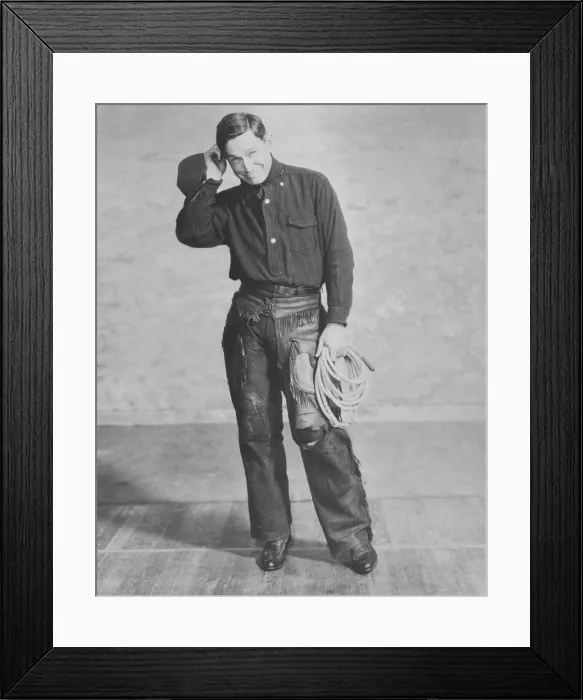 Framed Print : Will Rogers, circa 1900s