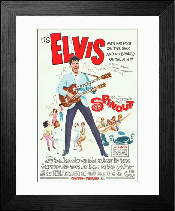 Framed Print : SPINOUT, Elvis Presley, 1966