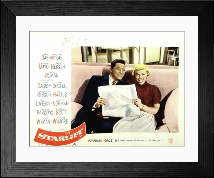 Framed Print : STARLIFT, from left: Gordon MacRae, Doris Day, 1951