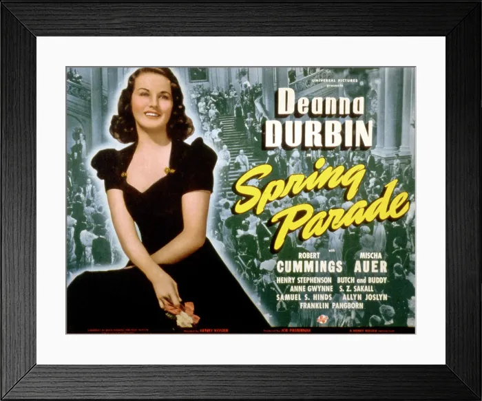 Framed Print : SPRING PARADE, Deanna Durbin, 1940