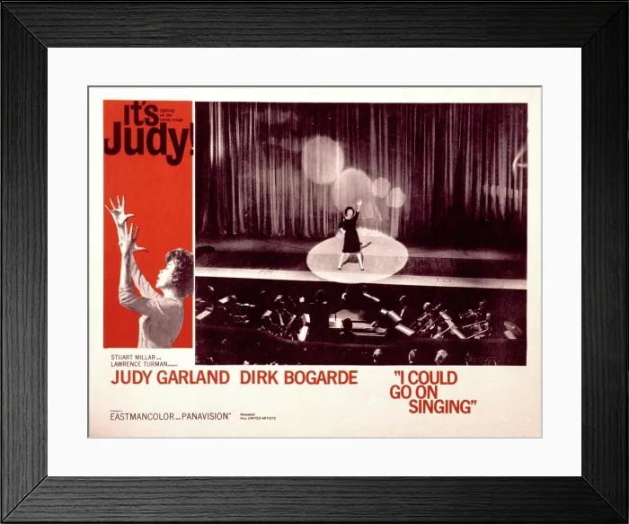 Framed Print : I COULD GO ON SINGING, Judy Garland, 1963 Framed Print : I COULD GO ON SINGING, Judy Garland, 1963