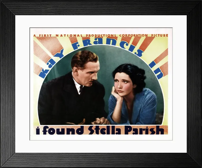 Framed Print : I FOUND STELLA PARISH, from left, Paul Lukas, Kay Francis, 1935 Framed Print : I FOUND STELLA PARISH, from left, Paul Lukas, Kay Francis, 1935