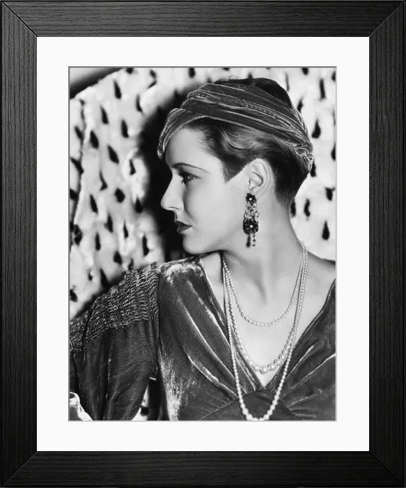 Framed Print : Mae Clarke, photo taken May 10, 1933