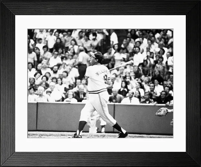 Framed Print : Ted Williams, Manager of the Texas Rangers, takes a swing during a hitting contest prior to the All-Star Game. Fenway Park, Boston, Massachusetts. August 25, 1972 Framed Print : Ted Williams, Manager of the Texas Rangers, takes a swing during a hitting contest prior to the All-Star Game. Fenway Park, Boston, Massachusetts. August 25, 1972