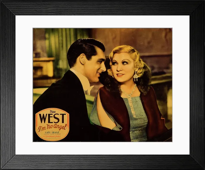 Framed Print : I'M NO ANGEL, Cary Grant, Mae West, 1933 Framed Print : I'M NO ANGEL, Cary Grant, Mae West, 1933