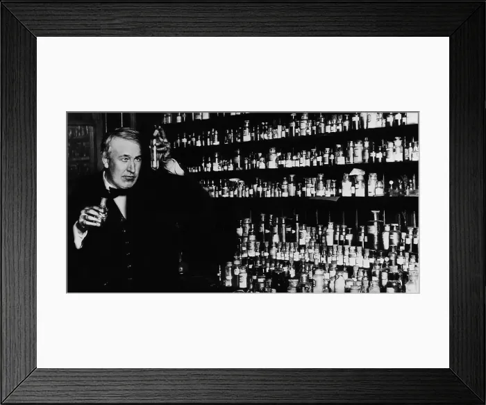 Framed Print : Thomas Edison (1847-1931), American inventor, circa 1900s. Courtesy: CSU Archives / Everett Collection Framed Print : Thomas Edison (1847-1931), American inventor, circa 1900s. Courtesy: CSU Archives / Everett Collection