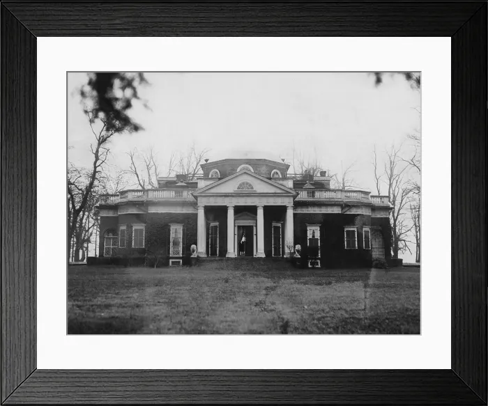 Framed Print : Monticello, home of Thomas Jefferson, ca. 1923. Courtesy: CSU Archives / Everett Collection