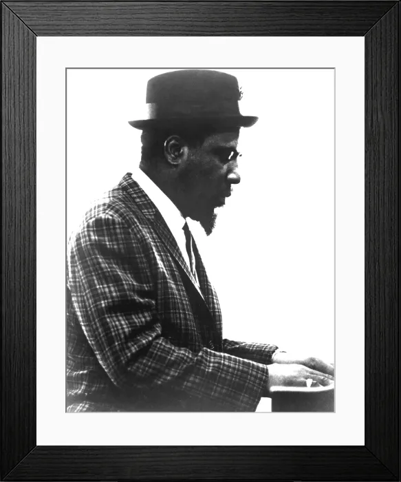 Framed Print : Thelonious Monk (1917-1982) Jazz pianist, photo: 1968