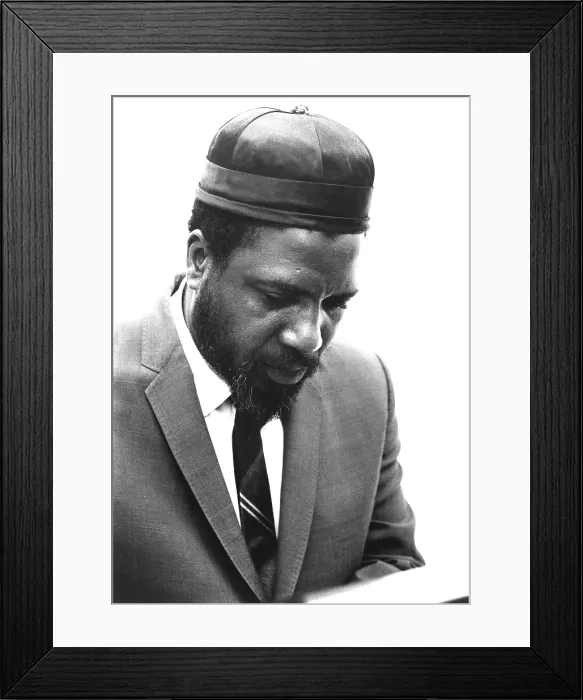 Framed Print : Thelonious Monk (1917-1982) Jazz pianist, photo: 1966