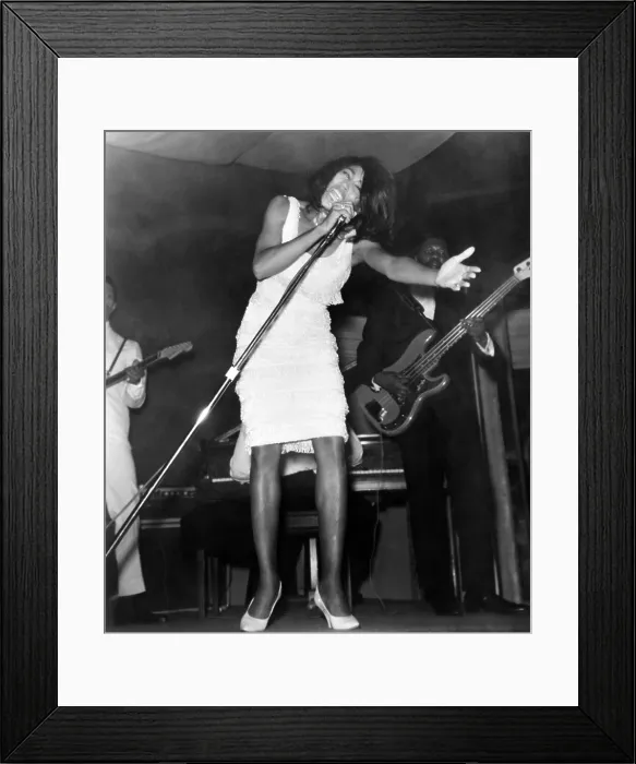 Framed Print : American singer Tina Turner, 1965.. Courtesy: CSU Archives  /  Everett Collection