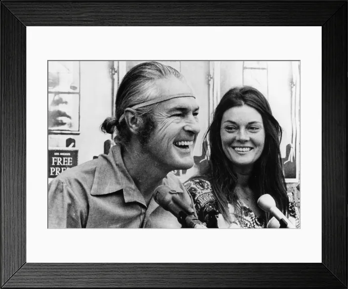 Framed Print : Timothy Leary, and wife Rosemary Leary