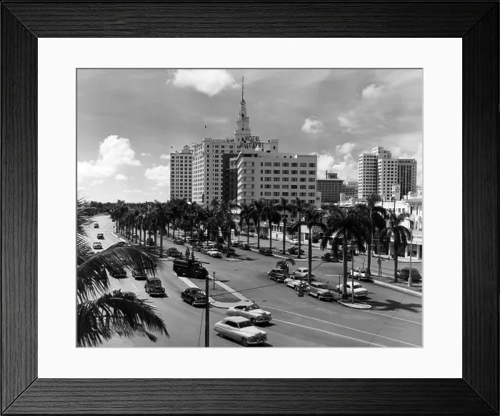 Framed Print : EV1978 - Miami, Florida, circa 1951. Courtesy: CSU Archives  /  Everett Collection