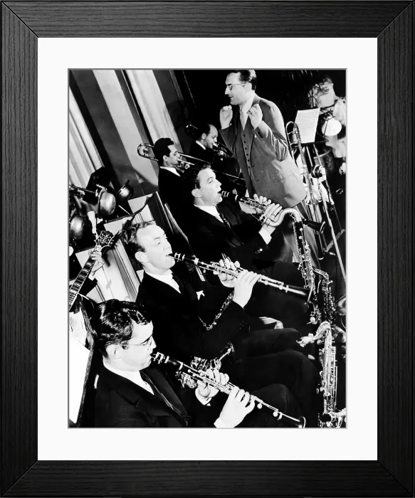 Framed Print : Tommy Dorsey conducts his orchestra, 1937. Courtesy: CSU Archives / Everett Collection