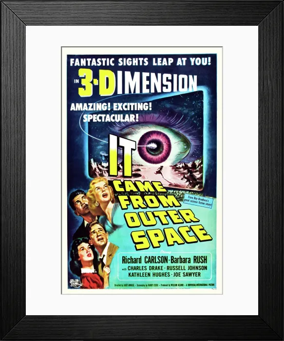 Framed Print : IT CAME FROM OUTER SPACE, Kathleen Hughes, Charles Drake, Richard Carlson, Barbara Rush, 1953