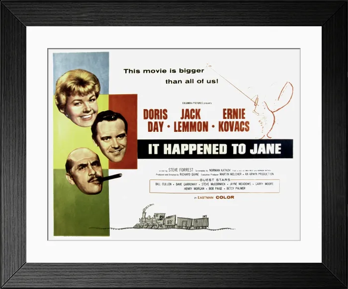 Framed Print : IT HAPPENED TO JANE, Doris Day, Jack Lemmon, Ernie Kovacs, 1959 Framed Print : IT HAPPENED TO JANE, Doris Day, Jack Lemmon, Ernie Kovacs, 1959