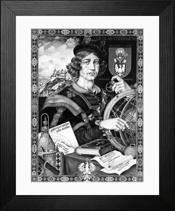 Framed Print : EV1823 - Polish astronomer Nicholas Copernicus, 1543 AD. Courtesy: CSU Archives / Everett Collection Framed Print : EV1823 - Polish astronomer Nicholas Copernicus, 1543 AD. Courtesy: CSU Archives / Everett Collection