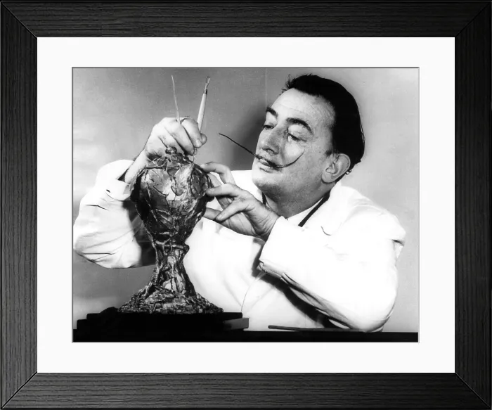 Framed Print : EV1879 - Artist Salvador Dali working on the sculpture The Chalice of Life, December 6, 1965. Courtesy: CSU Archives / Everett Collection Framed Print : EV1879 - Artist Salvador Dali working on the sculpture The Chalice of Life, December 6, 1965. Courtesy: CSU Archives / Everett Collection