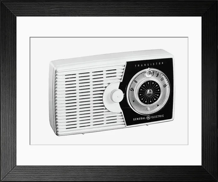 Framed Print : EV1898 - TRANSISTOR RADIO. Courtesy: CSU Archives  /  Everett Collection