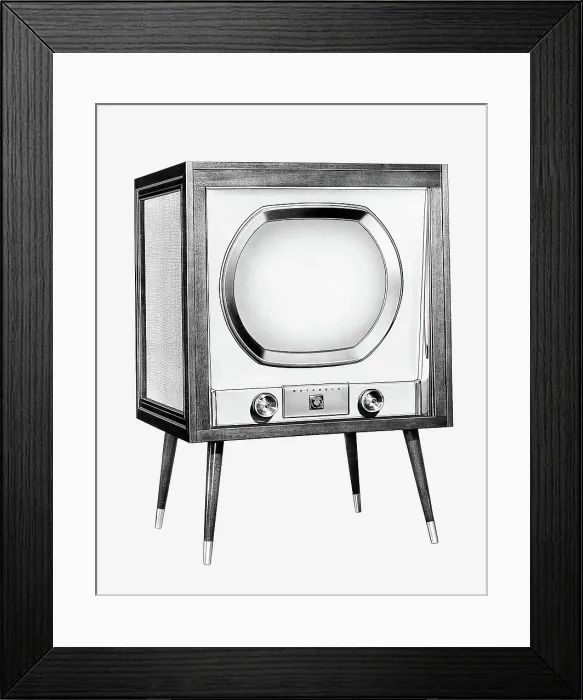Framed Print : EV1903 - TELEVISION. Courtesy: CSU Archives  /  Everett Collection