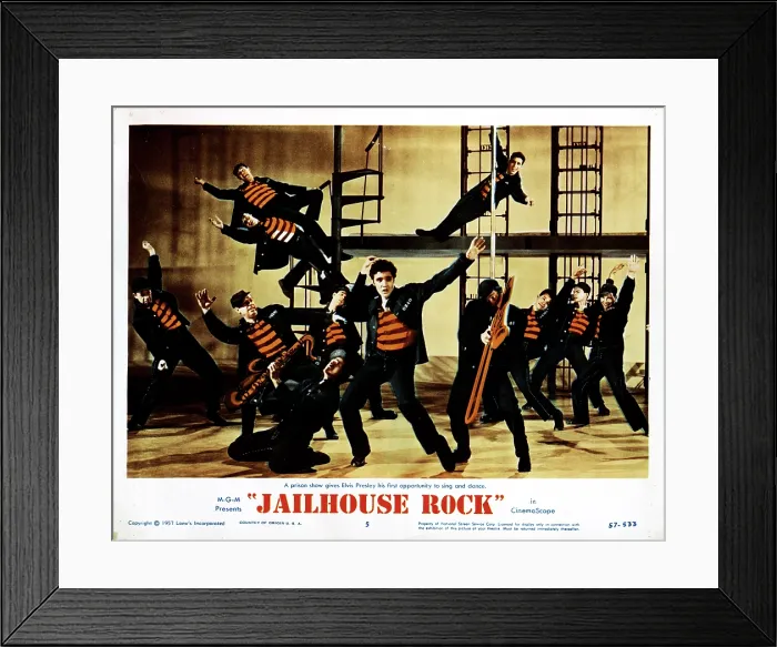 Framed Print : JAILHOUSE ROCK, Elvis Presley, 1957 Framed Print : JAILHOUSE ROCK, Elvis Presley, 1957