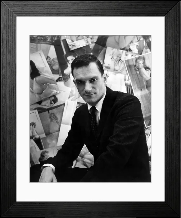 Framed Print : Hugh Hefner, editor-publisher of Playboy Magazine, ca 1950s. Courtesy CSU Archives / Everett Collection Framed Print : Hugh Hefner, editor-publisher of Playboy Magazine, ca 1950s. Courtesy CSU Archives / Everett Collection