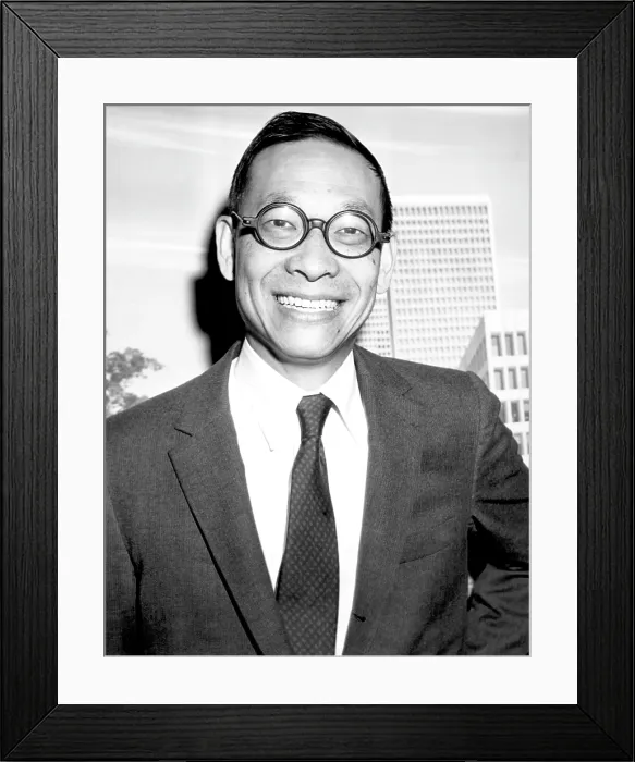 Framed Print : Ieoh Ming Pei, (aka I.M. Pei), Chinese-American modernist architect, 1960.. Courtesy: CSU Archives / Everett Collection Framed Print : Ieoh Ming Pei, (aka I.M. Pei), Chinese-American modernist architect, 1960.. Courtesy: CSU Archives / Everett Collection