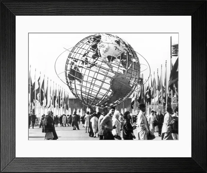 Framed Print : EV1971 - The Unisphere, symbol of the New York 1964-65 World's Fair. Flushing Meadow Park, New York. Courtesy: CSU Archives / Everett Collection Framed Print : EV1971 - The Unisphere, symbol of the New York 1964-65 World's Fair. Flushing Meadow Park, New York. Courtesy: CSU Archives / Everett Collection