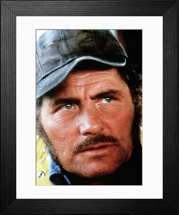 Framed Print : JAWS, Robert Shaw, 1975
