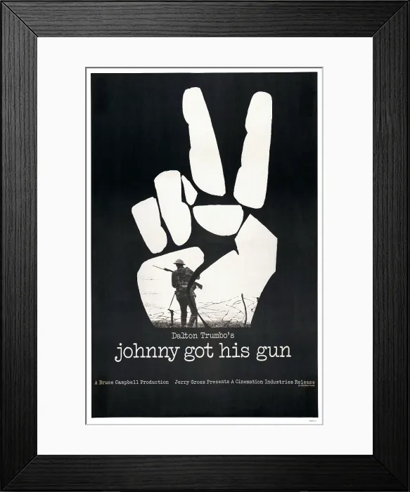 Framed Print : JOHNNY GOT HIS GUN, US poster, 1971 Framed Print : JOHNNY GOT HIS GUN, US poster, 1971