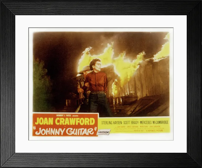 Framed Print : JOHNNY GUITAR, Joan Crawford, Sterling Hayden, 1954 Framed Print : JOHNNY GUITAR, Joan Crawford, Sterling Hayden, 1954