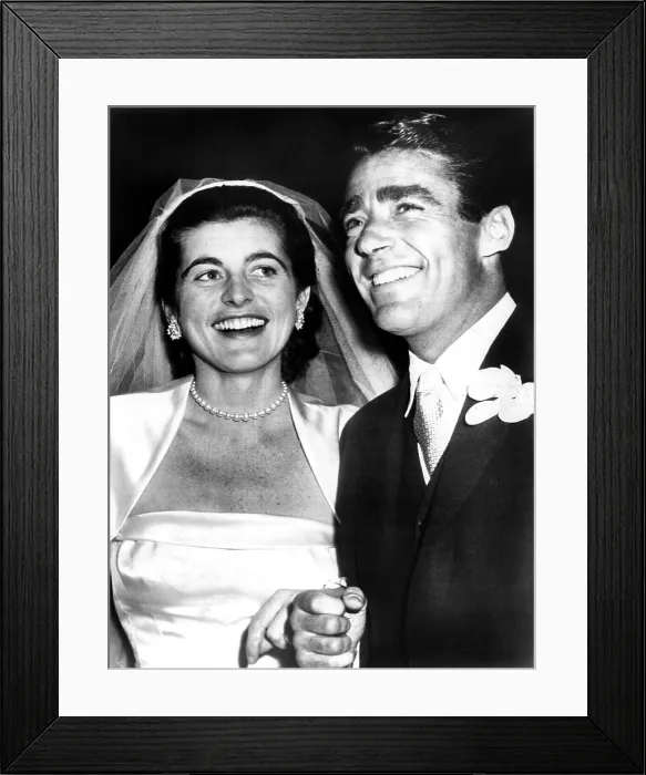Framed Print : Patricia Kennedy Lawford and husband Peter Lawford at the reception following their wedding, The Plaza Hotel, NY, April 24, 1954.. Courtesy: CSU Archives / Everett Collection Framed Print : Patricia Kennedy Lawford and husband Peter Lawford at the reception following their wedding, The Plaza Hotel, NY, April 24, 1954.. Courtesy: CSU Archives / Everett Collection