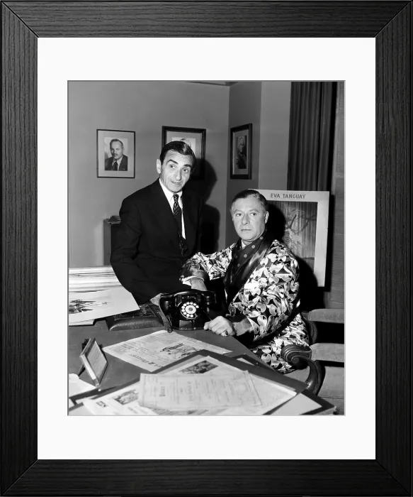 Framed Print : Irving Berlin and George Jessel, 1951. Courtesy: CSU Archives / Everett Collection Framed Print : Irving Berlin and George Jessel, 1951. Courtesy: CSU Archives / Everett Collection