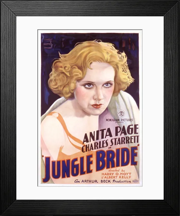 Framed Print : JUNGLE BRIDE, Anita Page, 1933 Framed Print : JUNGLE BRIDE, Anita Page, 1933