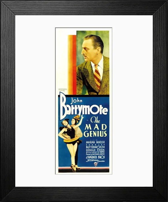 Framed Print : THE MAD GENIUS, top: John Barrymore, 1931