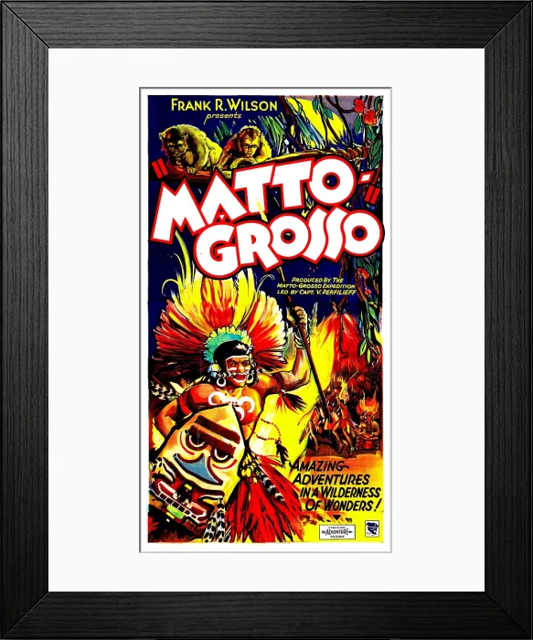 Framed Print : MATTO GROSSO, poster art, 1933 Framed Print : MATTO GROSSO, poster art, 1933