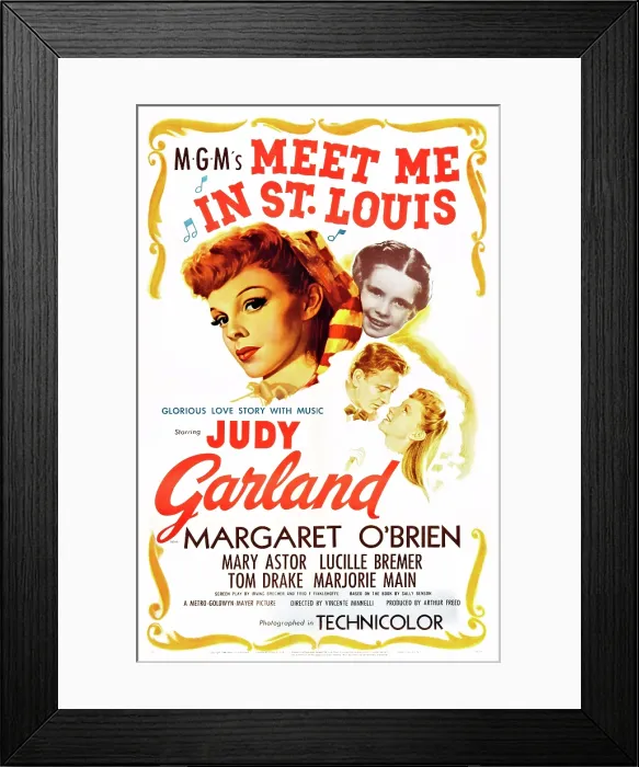 Framed Print : MEET ME IN ST. LOUIS, Judy Garland, Margaret O'Brien, Tom Drake, Judy Garland, 1944