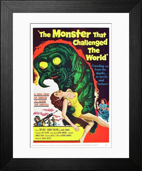 Framed Print : THE MONSTER THAT CHALLENGED THE WORLD, 1957 Framed Print : THE MONSTER THAT CHALLENGED THE WORLD, 1957