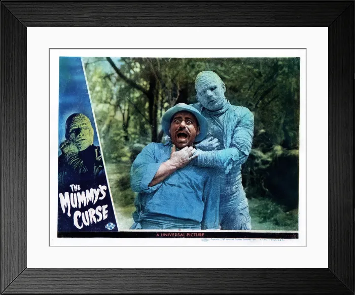 Framed Print : THE MUMMY'S CURSE, from left, Kurt Katch, Lon Chaney, Jr. 1944 Framed Print : THE MUMMY'S CURSE, from left, Kurt Katch, Lon Chaney, Jr. 1944