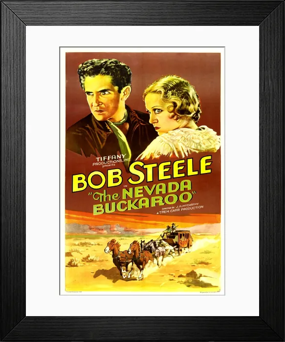 Framed Print : THE NEVADA BUCKAROO, from left: Bob Steele, Dorothy Dix, 1931 Framed Print : THE NEVADA BUCKAROO, from left: Bob Steele, Dorothy Dix, 1931